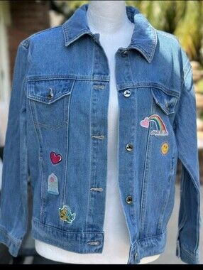 Walt Disney Parks Denim Jacket Castle Magic Kingdom Kids Size 11/12